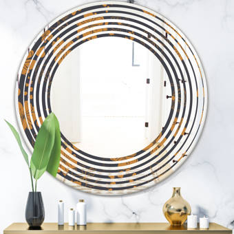 East Urban Home Capital Honeycomb Modern Contemporary Accent Mirror