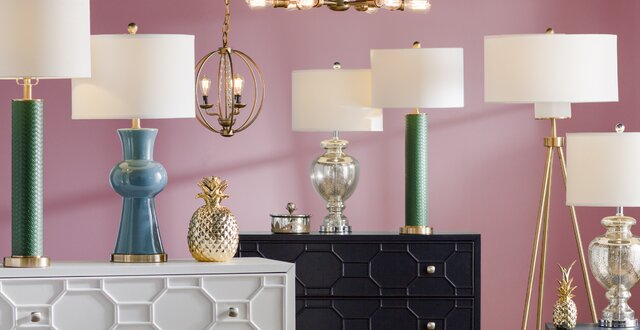 glam bedroom lamps