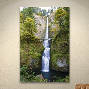 Holds 22.5 by 34.5-Inch Image ArtWall Cody York Multnomah Falls Floater Framed Gallery-Wrapped Canvas Artwork 24 by 36-Inch