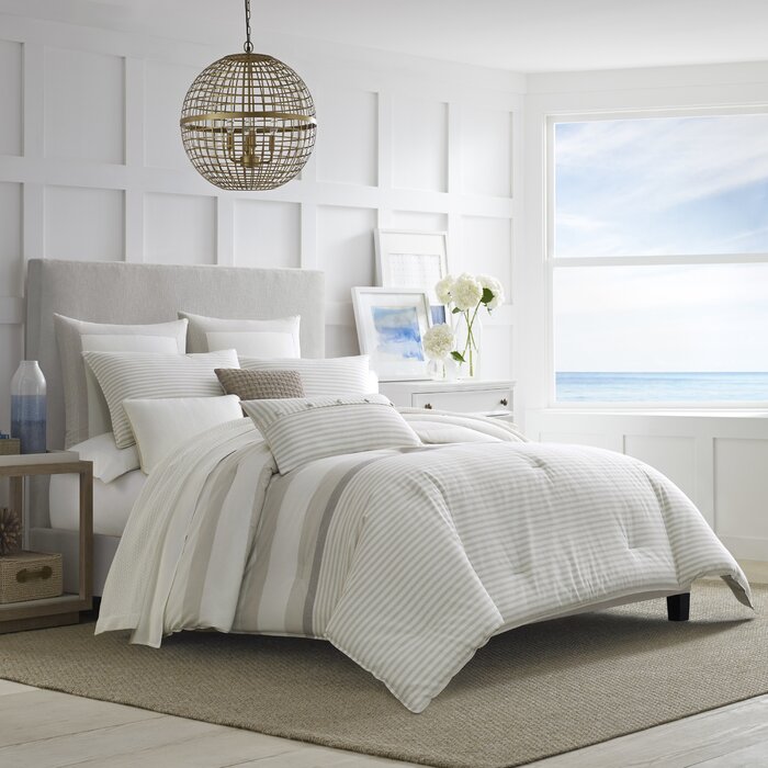 Nautica Saybrook Reversible Duvet Cover Set Wayfair Ca