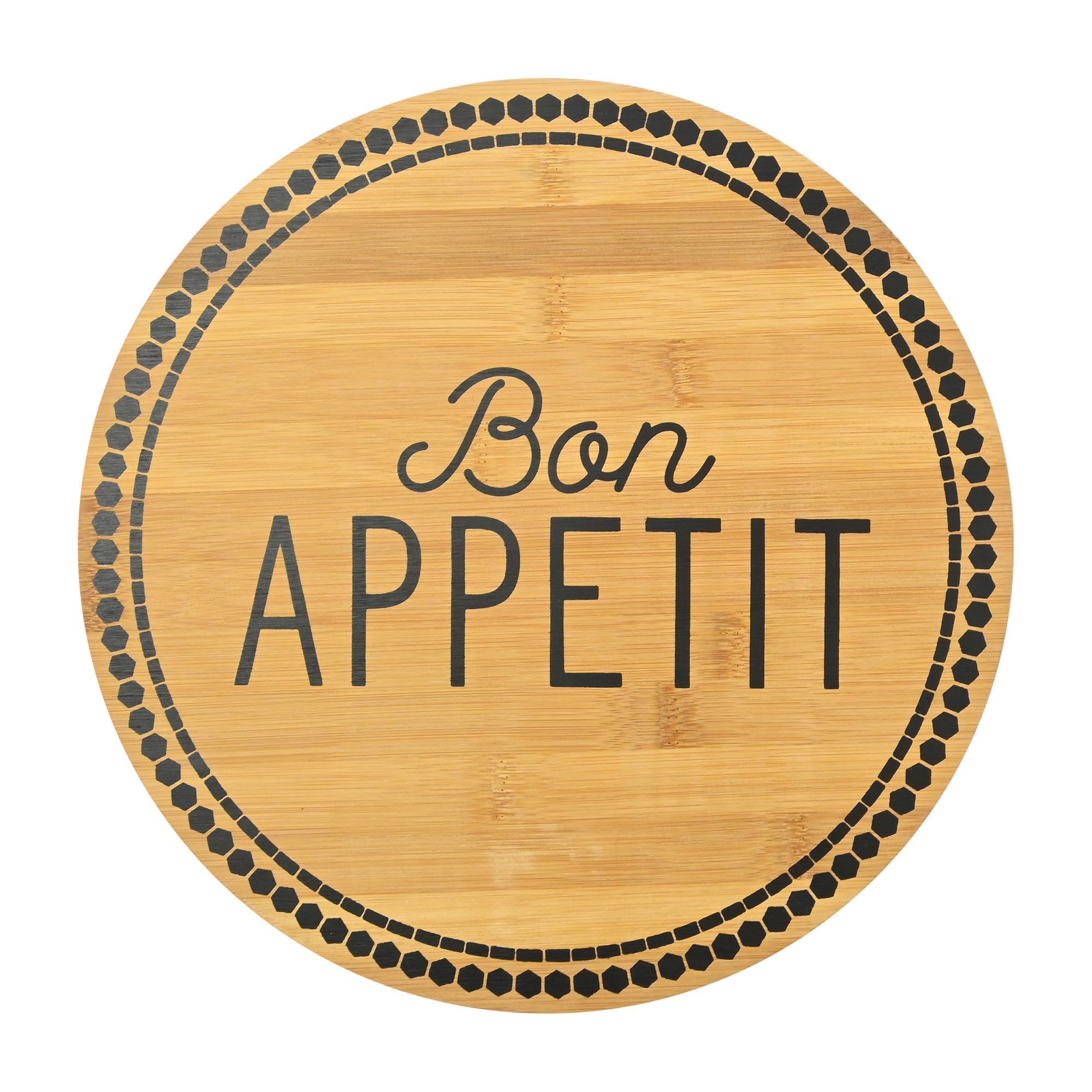 Boston Warehouse Trading Corp Round Bamboo Lazy Susan Wayfair