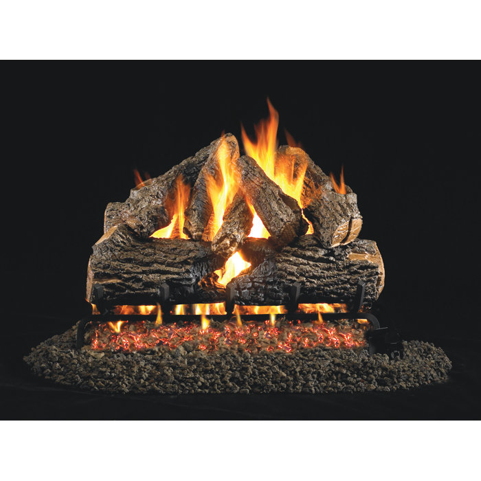Real Fyre Charred Series Natural Vent Natural Gas Propane Logs