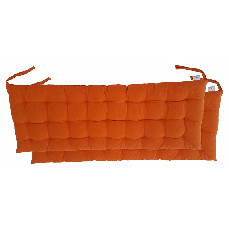 Catereco Cottone 100 Cotton Bench Pads W Ties Set Of 2 58 X
