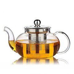 960ml Heat Resistant Glass Teapot Pure Kettle Glass Maker Convenient Tea Pot 