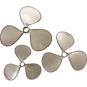 Coastal 3 Piece Propeller Wall Du00e9cor Set (Set of 3)