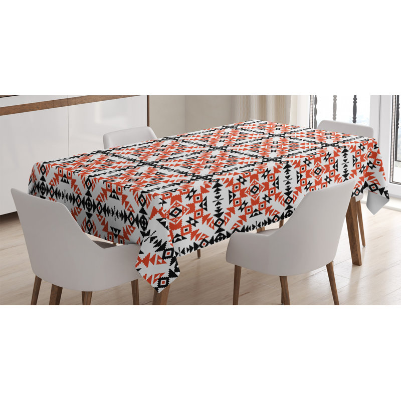 East Urban Home Ambesonne Ethnic Tablecloth Primitive Cultural