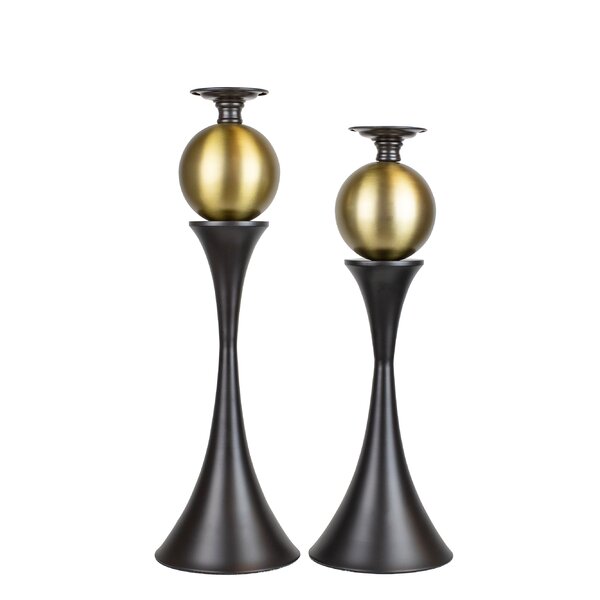 tall metal candle holders