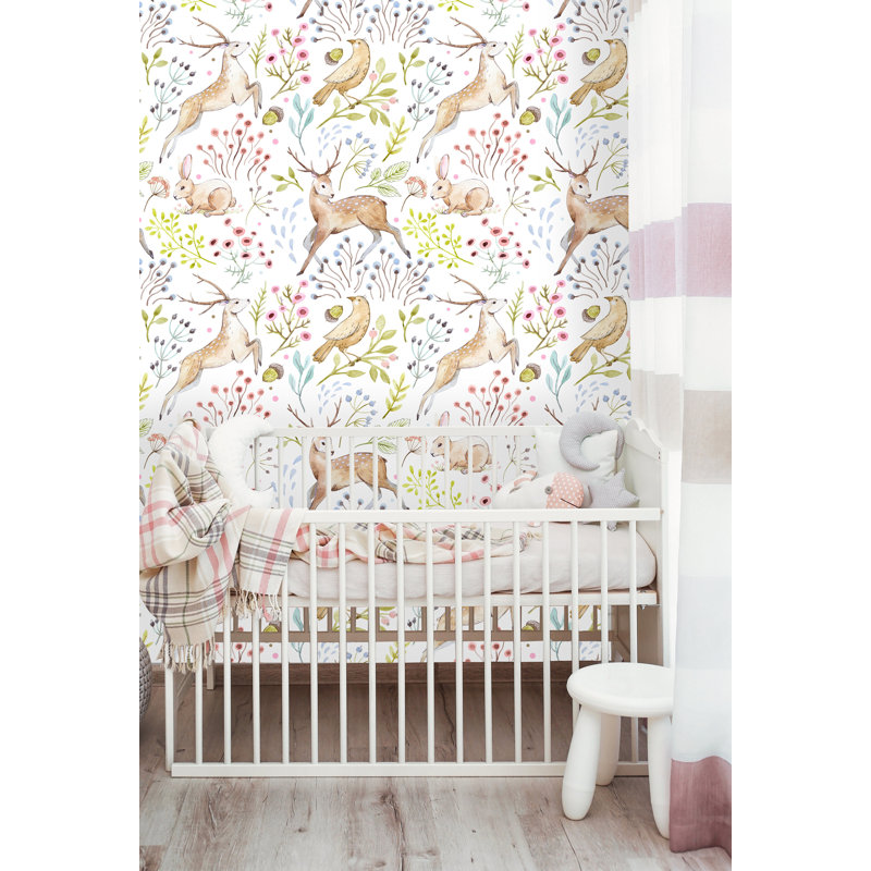 Bungalow Rose Kensington Removable Woodland Animals Nursery