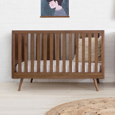 Ubabub Nifty Timber 3 In 1 Convertible Crib Color Walnut