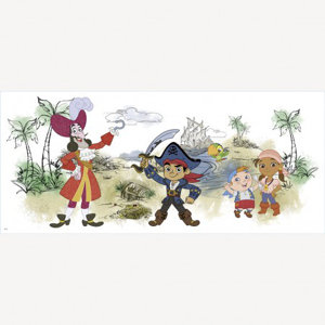 Captain Jake and The Never Land Pirates Scene Peel and Stick Giant Wall Decal