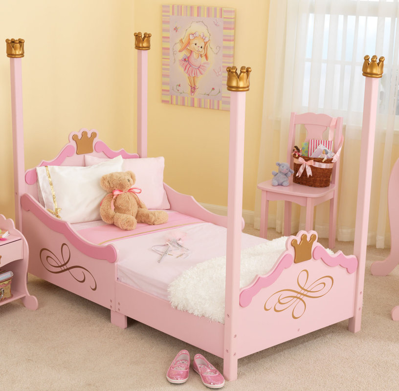 KidKraft Princess Toddler Four Poster Bed & Reviews Wayfair