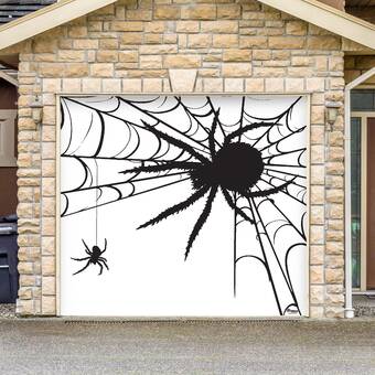 The Holiday Aisle Happy Halloween Zombie Hands Garage Door Mural