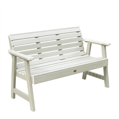 Darby Home Co Berry Synthetic Wood Garden Bench Size 32 H X