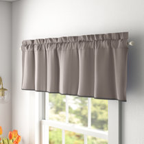 Wayfair | Gray & Silver & Yellow & Gold Valances & Kitchen ...