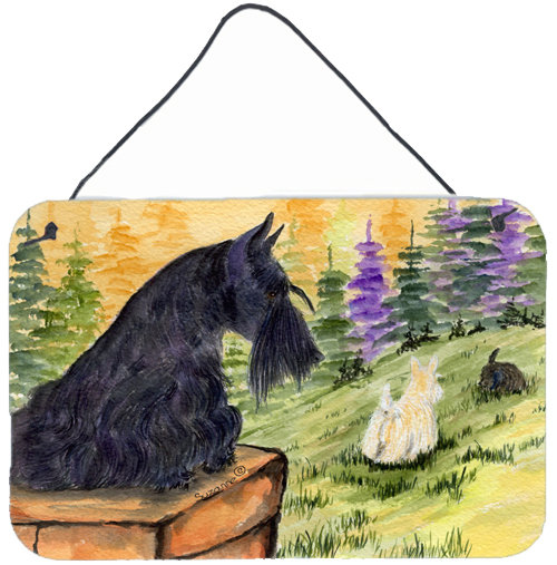 Caroline S Treasures Scottish Terrier Indoor Painting Print Plaque Wayfair Scottish Terrier Indoor Painting Print