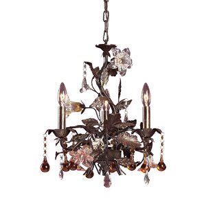 Lorraine 3-Light Crystal Chandelier