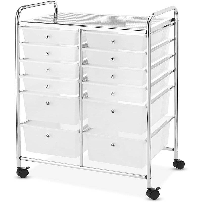 Whitmor, Inc 12-Drawer Storage Utility Cart & Reviews | Wayfair