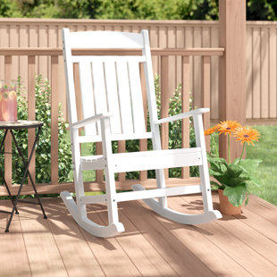 plastic rocking chair