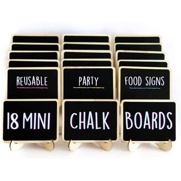 ASSORTED TABLE TOP BLACKBOARD HANGING STAND MENU DISPLAY CHALK BOARD GIFT TAGS 