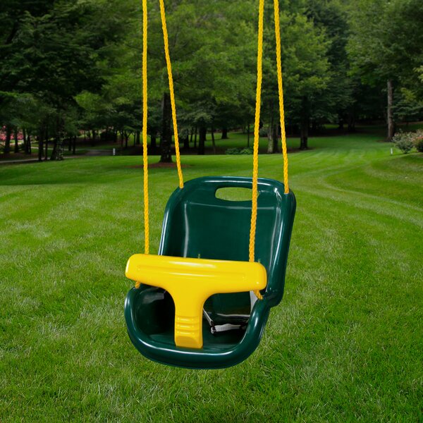 New Bounce Outdoor Baby Toddler Swing Seat  with Heavy Duty Rust-Proof Chain 