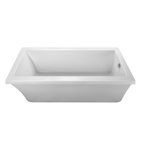 Reliance Whirlpools End Drain Freestanding 65.5" x 32" Soaking Tub