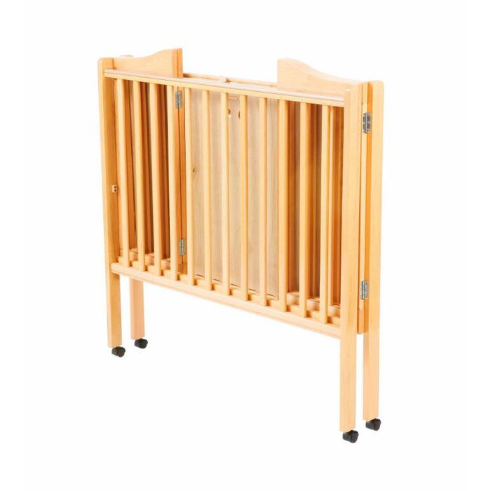 Delta Children Portable Mini Crib Furniture Natural Nursery Cribs