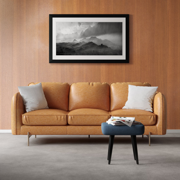 Modern Contemporary Faux Leather Futon Allmodern