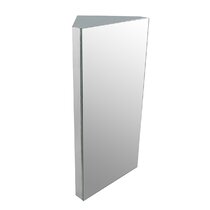 900mm Stainless Steel Mirror Bathroom Corner Cabinet 