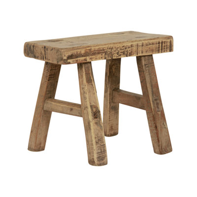 Gibsonton Solid Wood Accent Stool
