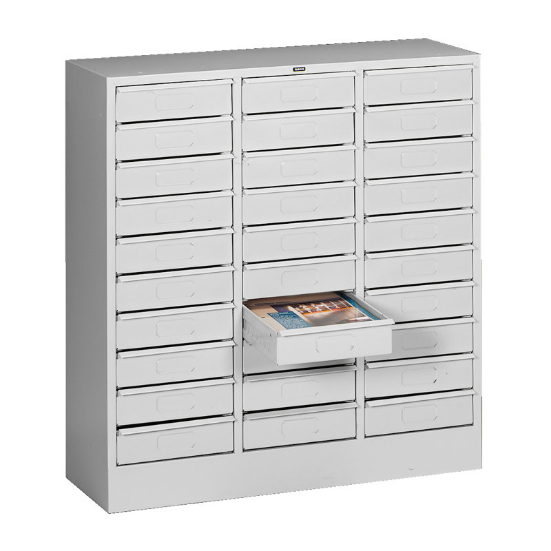 Tennsco 30 Drawer Organizer Filing Cabinet Wayfair