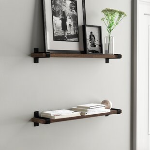 Details about   3-Shelves Floating Wall Shelf Display Storage Wood Rustic Shabby Chic Farmhouse 