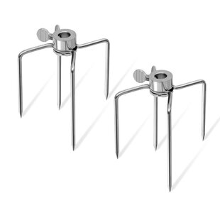 Stainless Steel Electric BBQ Rotisserie Cooking Rack By Symple Stuff