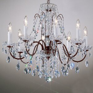 Letitia 8-Light Chain Shaded Crystal Chandelier