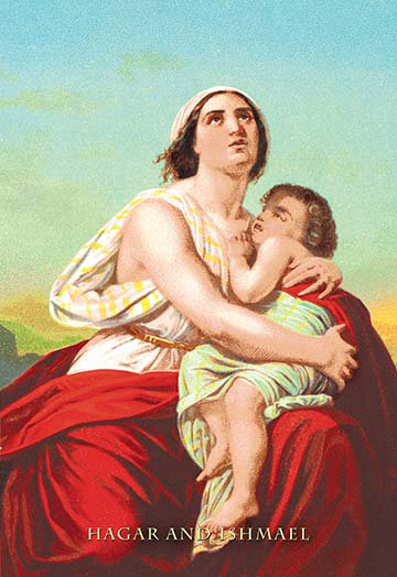 Buyenlarge Hagar And Ishmael By Modern Art Graphic Art Wayfair Ca
