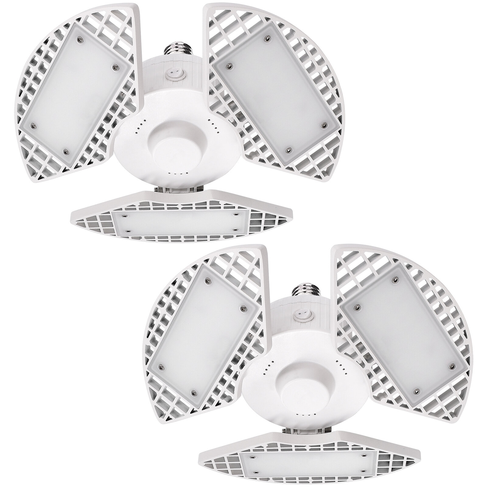 led 3 panel garage light