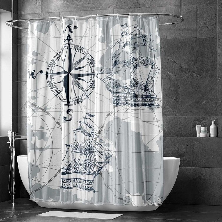 Waterproof Bathroom Fabric Shower Curtain Bathroom Decor 69x70inches