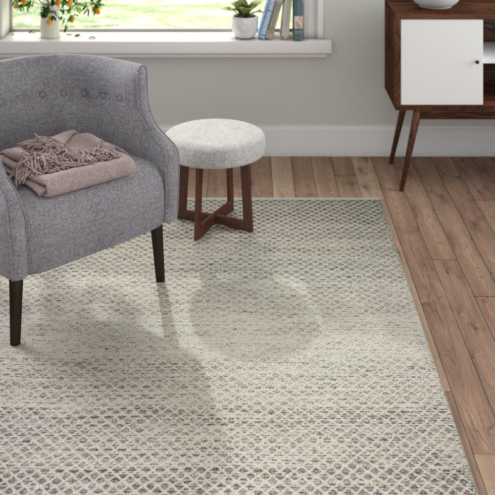 World Menagerie Metro Handwoven Cotton Grey Outdoor Rug Wayfair