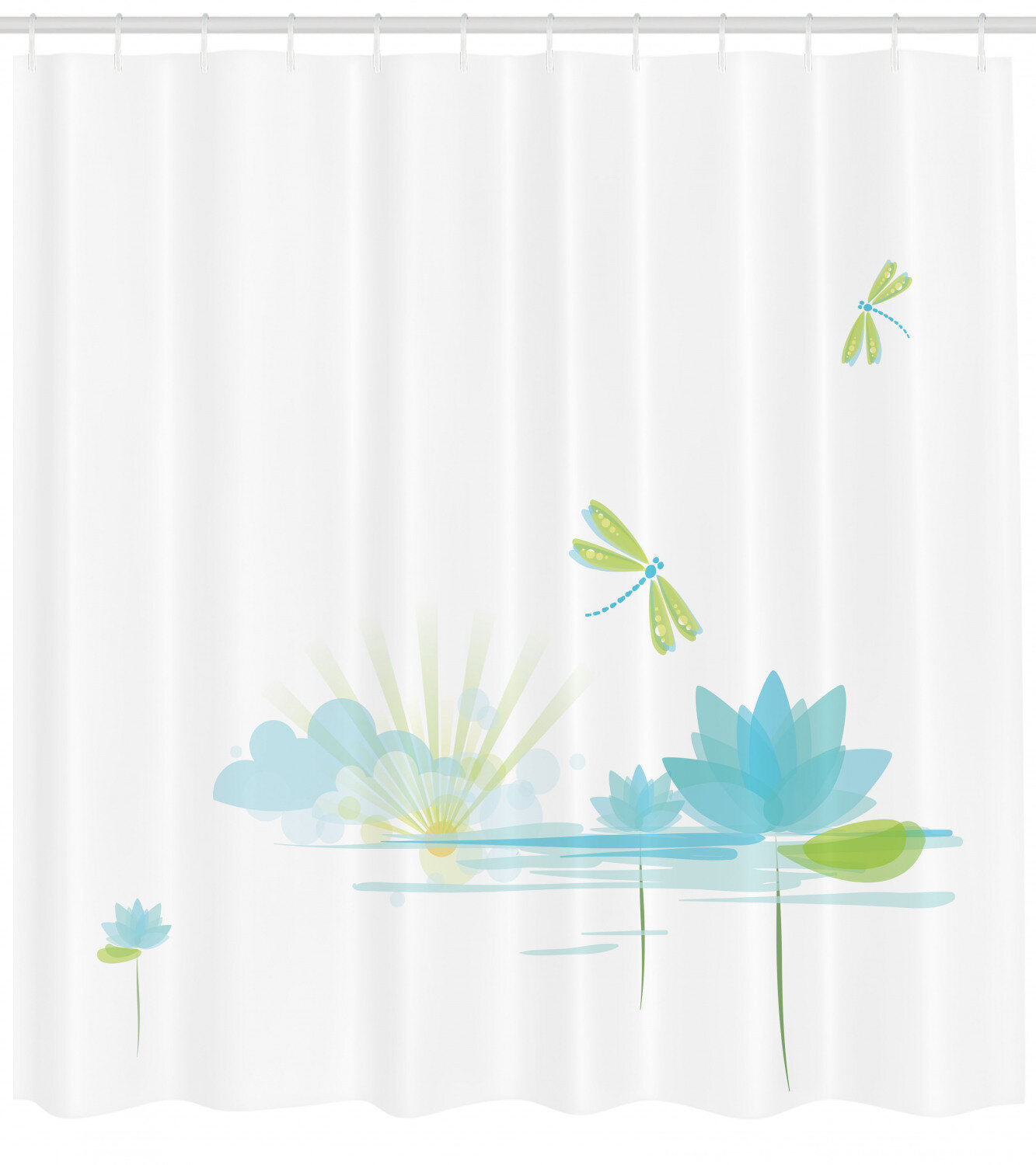 dragonfly shower curtain