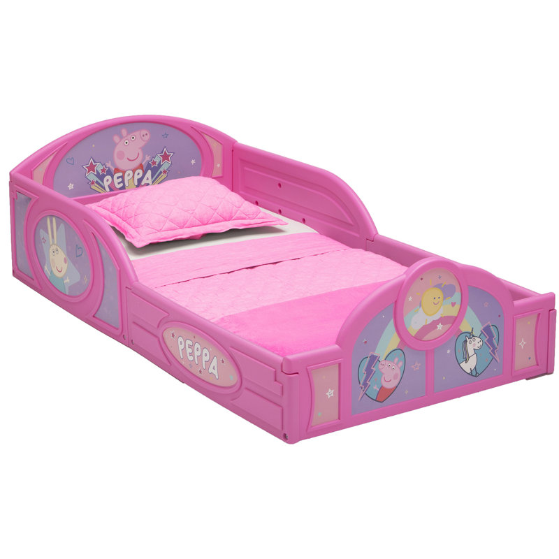 Delta Children Peppa Pig Plastic Sleep And Play Toddler Sleigh Bed Reviews