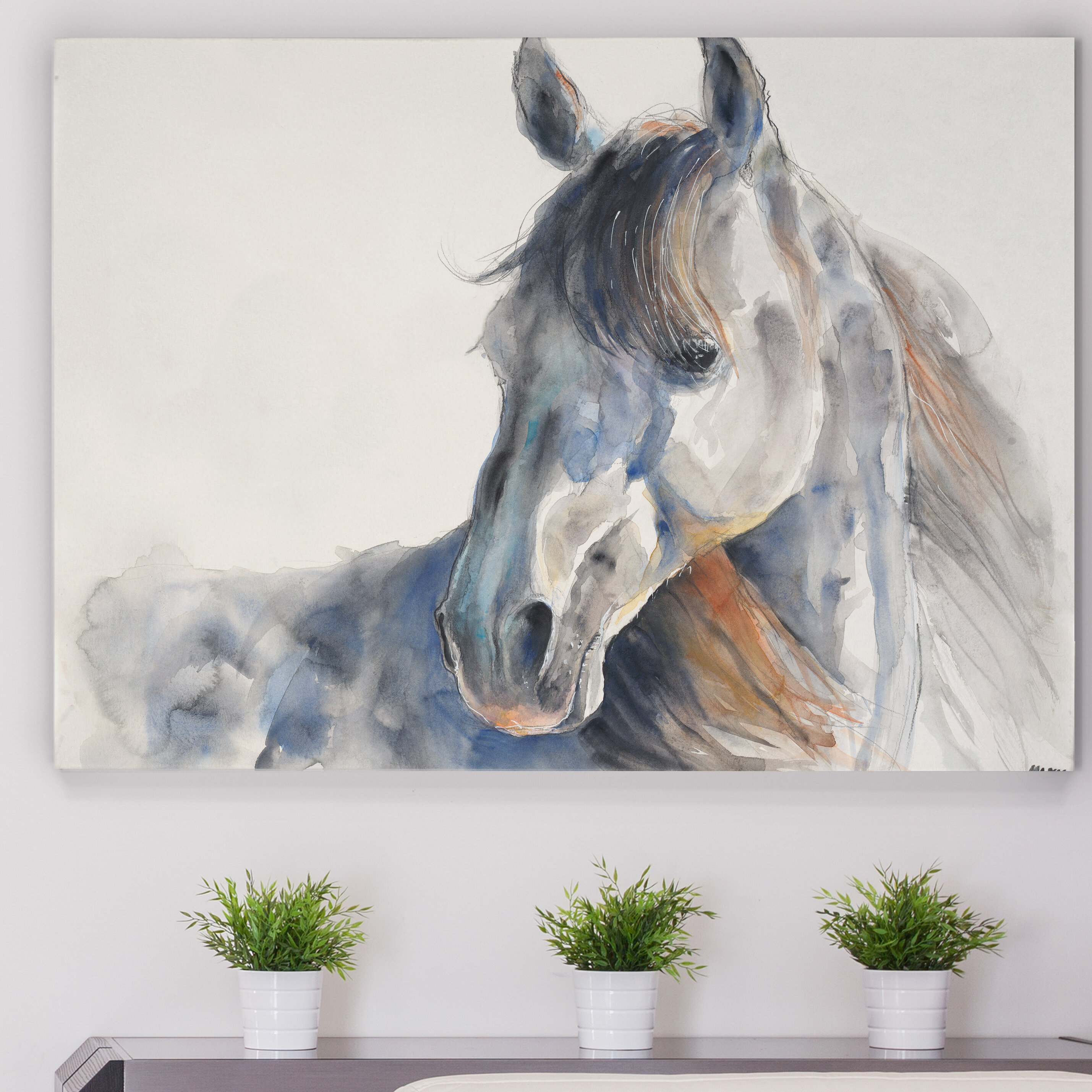 Sand & Stable Looking Back - Wrapped Canvas Print & Reviews | Wayfair