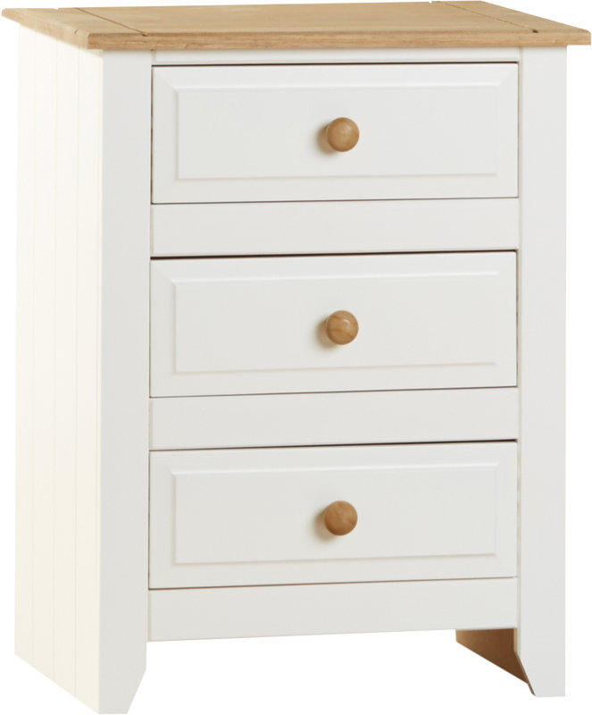 August Grove Alda 3 Drawer Bedside Table Reviews Wayfair Co Uk Alda 3 Drawer Bedside Table
