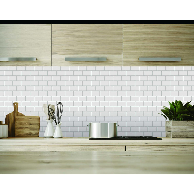 12 X 12 Pvc Peel Stick Subway Tile Reviews Joss Main