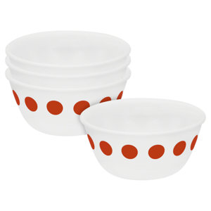 Vintage Charm Spot on 6 oz. Pinch Bowl (Set of 4)