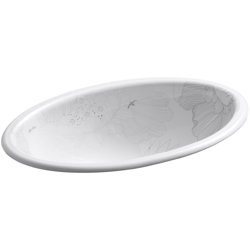 Bathroom Sinks Oval kohler empress bouquet oval undermount bathroom sink & reviews Bathroom Sinks Oval kohler empress bouquet oval undermount bathroom sink & reviews
