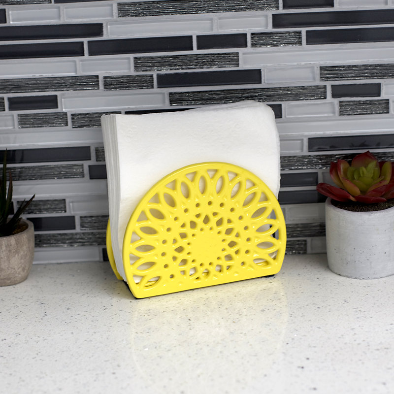 Zeller Sunflower Cast Iron Napkin Holder