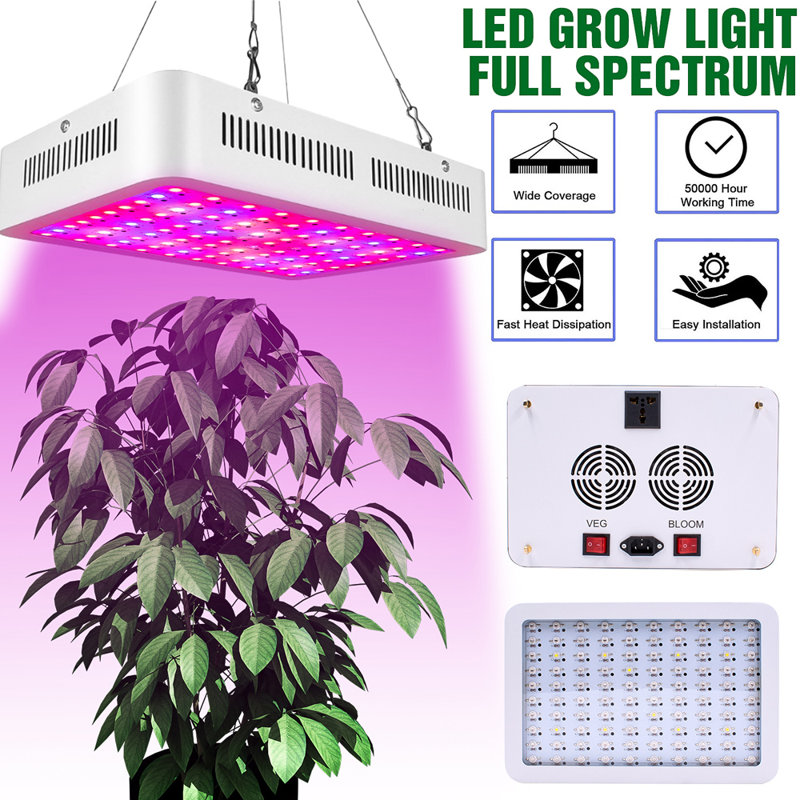 Dual Chips Full Light Spectrum Led Plant Grow Lights