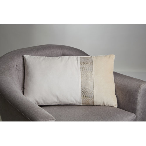 Bergman Cushion with filling Rosdorf Park Colour: Beige