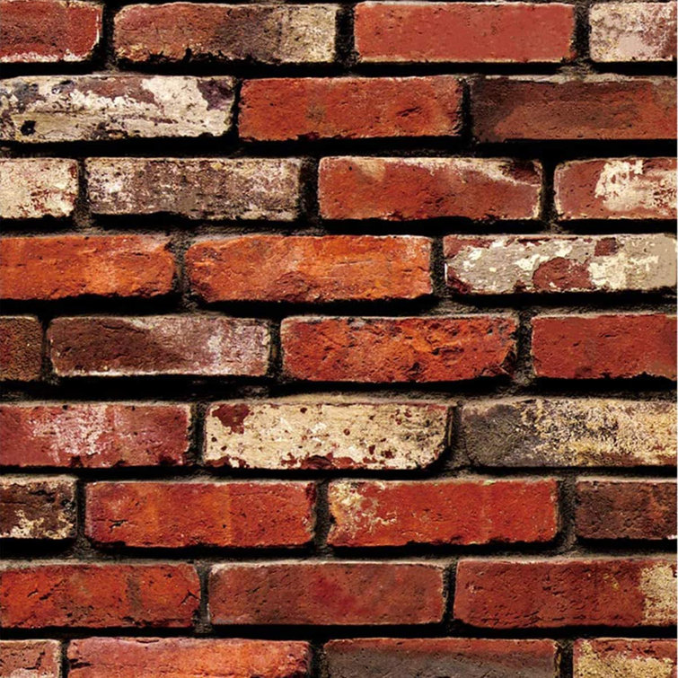 Brick Wallpaper Peel And Stick Red Christmas Faux 3D Brick Self Adhesive  Paper Removable For Bedroom Fireplace Decorations Stick On Wallpaper  Kitchen ...