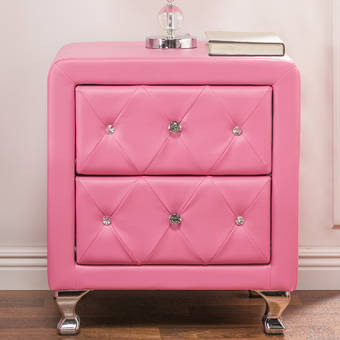 Loon Peak Cuvier 2 Drawer Nightstand Wayfair