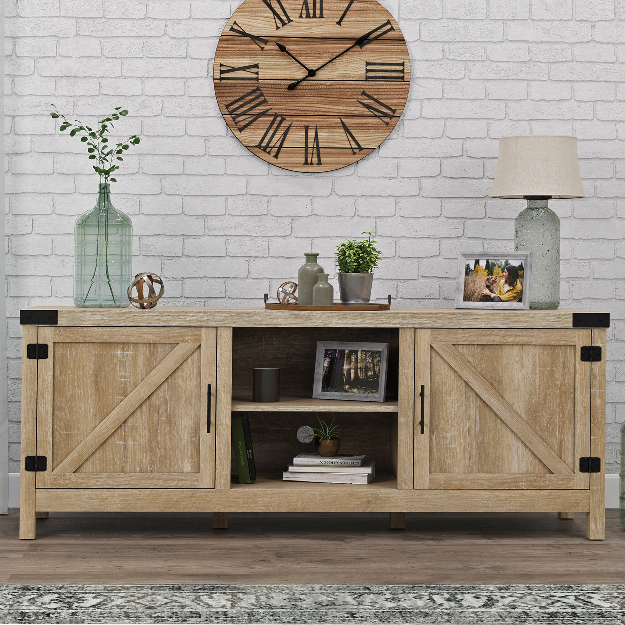 Gracie Oaks Ilex TV Stand for TVs up to 65" & Reviews Wayfair